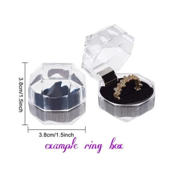 Swarovski Elements - Size 5½ - Silver tone ring as pictured - Picture 5 of 6